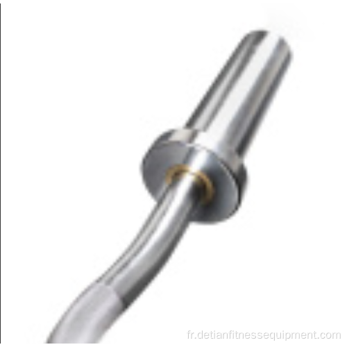 Barre de chrome droit curl barbell barbell barbell